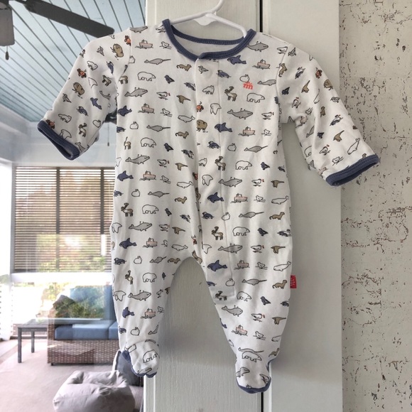 Magnetic Me Other - Magnetic Me Organic Cotton Footie - Newborn